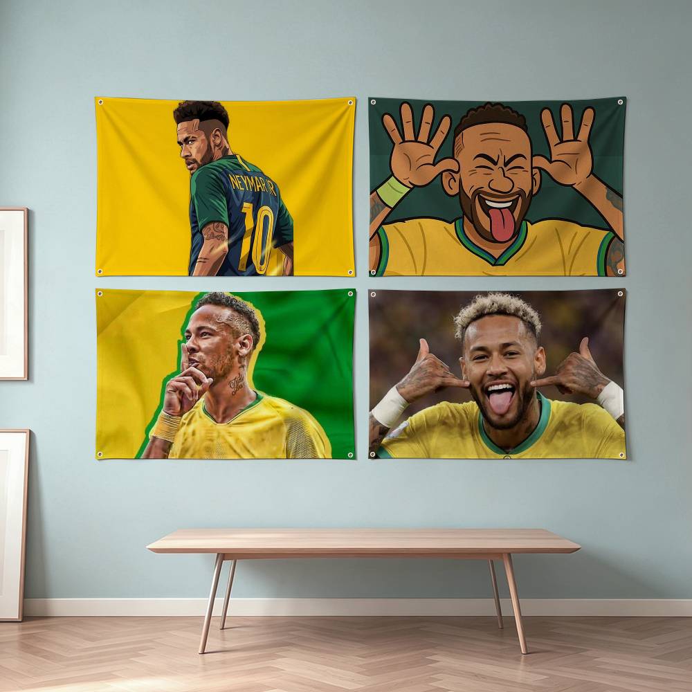 Outdoor Sport Club - Bendera Neymar-R Football Sport-S Cocok Untuk