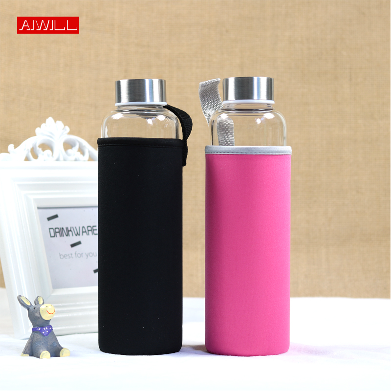 AIWILL botol air kaca untuk ol - Outdoor Sport Glass Water Bottle ulasan dan harga