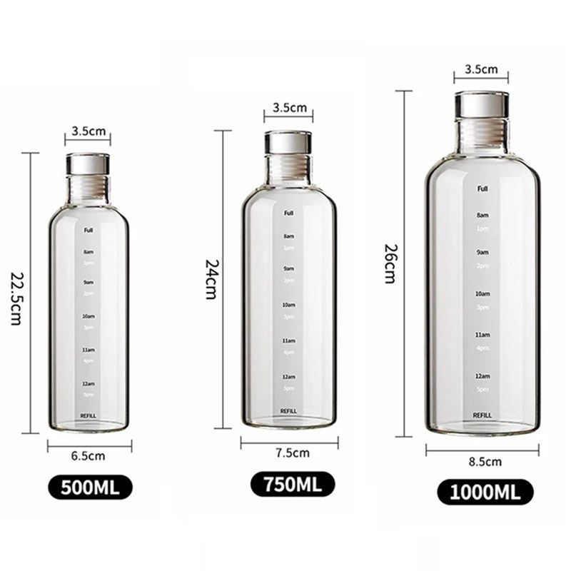 Botol Air Olahraga Kaca Borosi - Outdoor Sport Glass Water Bottle ulasan dan harga