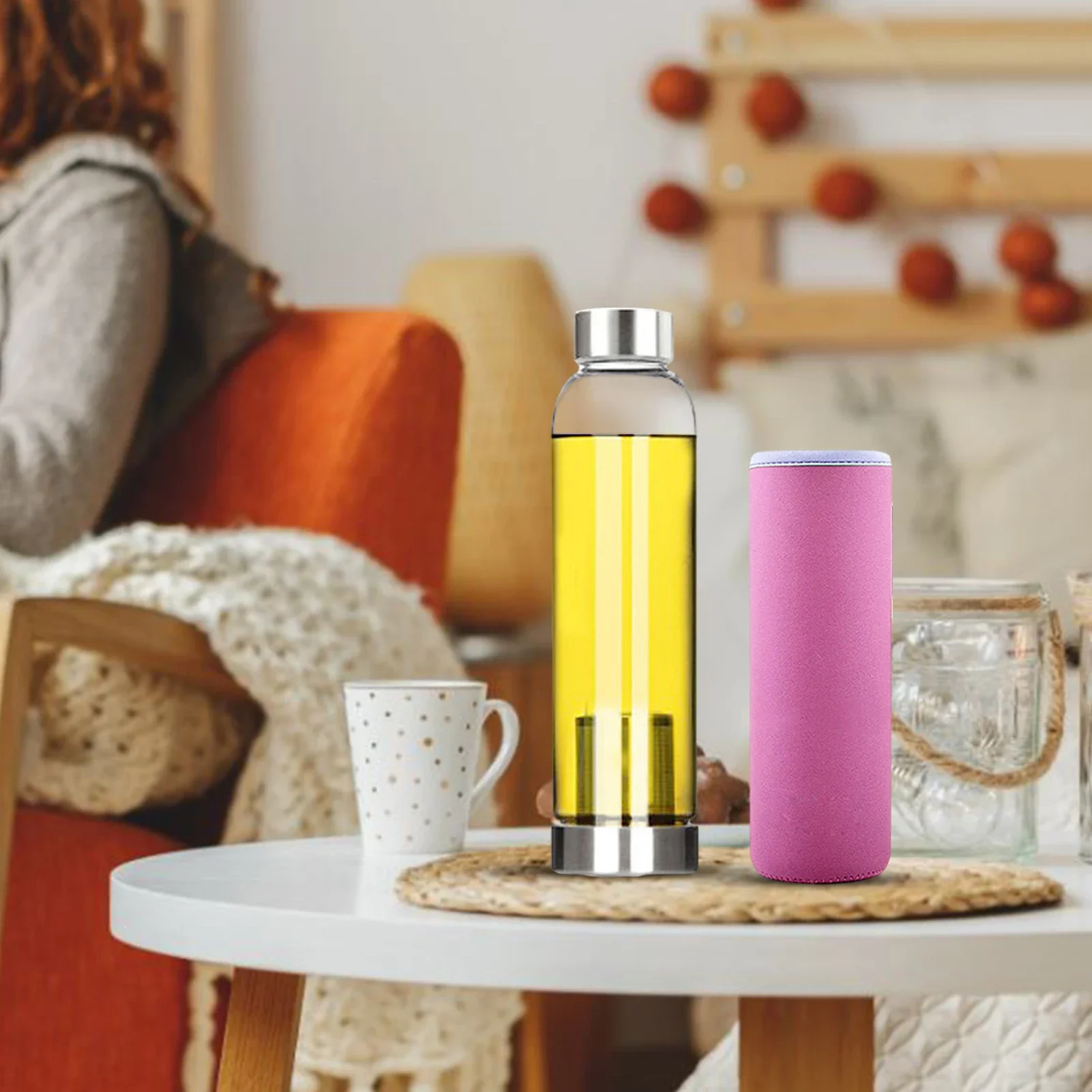 Botol Air Olahraga Kaca dengan - Outdoor Sport Glass Water Bottle ulasan dan harga